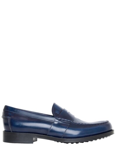 TOD'S BRUSHED LEATHER LOAFERS,66IGZZ006-UJGWMG2