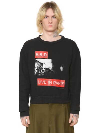 Enfants Riches Deprimes Live In Paris Heavy Cotton Sweatshirt In Black ...