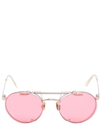 Peter & May Walk Dancing Shoes Clip-on Pink Sunglasses