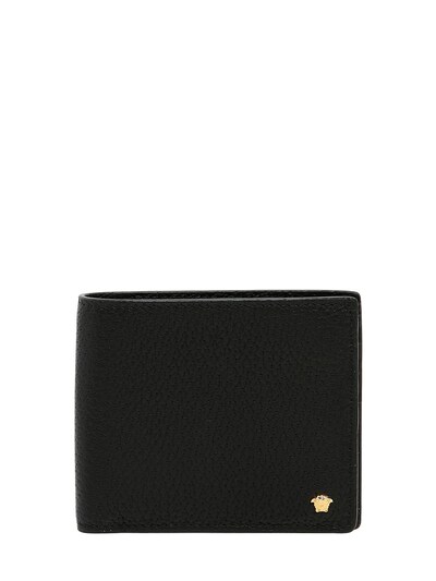 VERSACE TUMBLED LEATHER CLASSIC WALLET,66IJS1002-RDQxT0g1