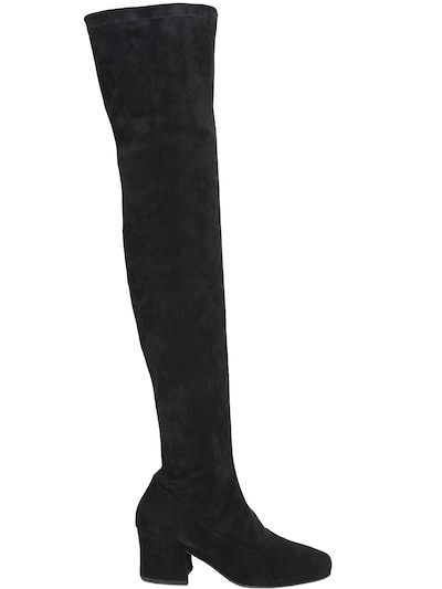 DORATEYMUR 60MM SYBIL SUEDE OVER THE KNEE BOOTS,66ILNZ010-QkxBQ0s1