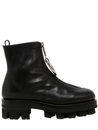 ALYX 40MM TANK RING LEATHER ANKLE BOOTS,66IVYQ003-MDE40