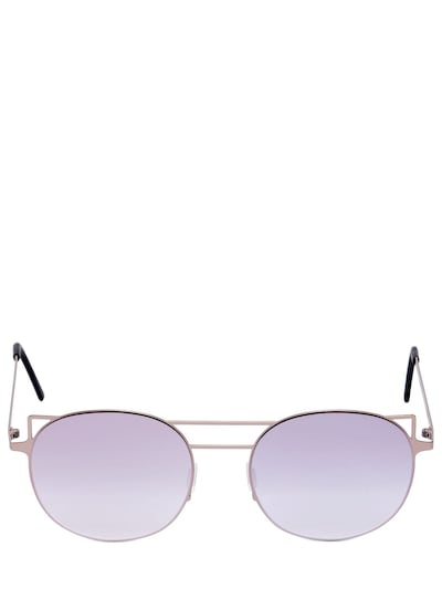 Kyme Round Cat-eye Sunglasses In Pink