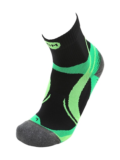 Gm Set Of 2 Trail Running Socks In Green,blue
