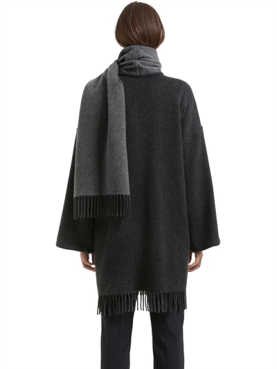 FERRAGAMO CASHMERE PONCHO STYLE COAT