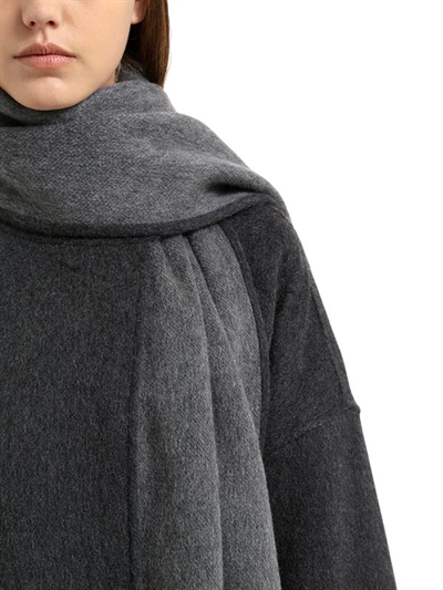 FERRAGAMO CASHMERE PONCHO STYLE COAT