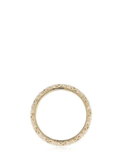 Shop Vanzi Florentine Gentlemen Wedding Ring In White Gold