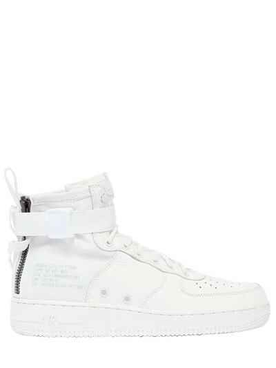 NIKE AIR FORCE 1 SF MID TOP SNEAKERS,66IWDQ022-MTAw0