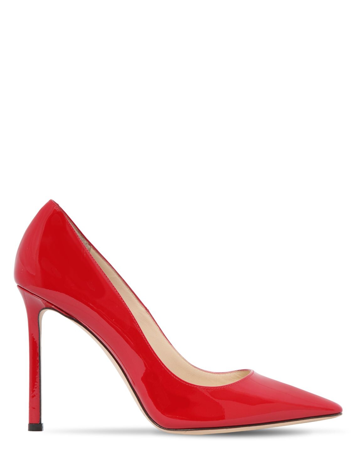 100MM ROMY PATENT LEATHER PUMPS