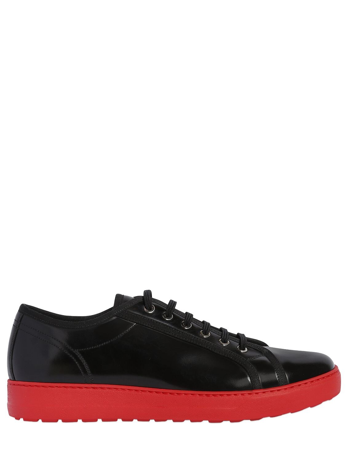 BICOLOR LEATHER SNEAKERS