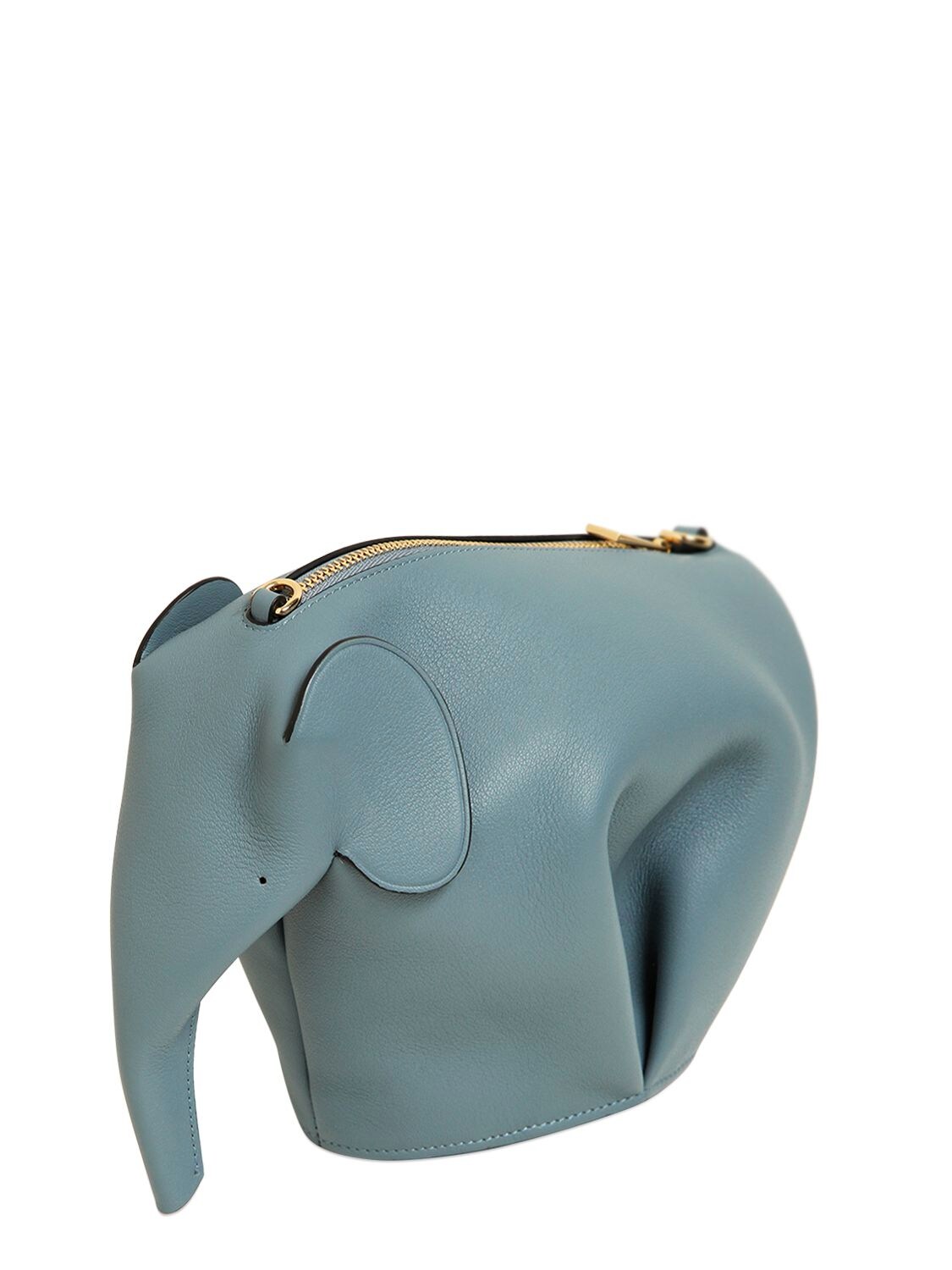 ELEPHANT LEATHER SHOULDER BAG