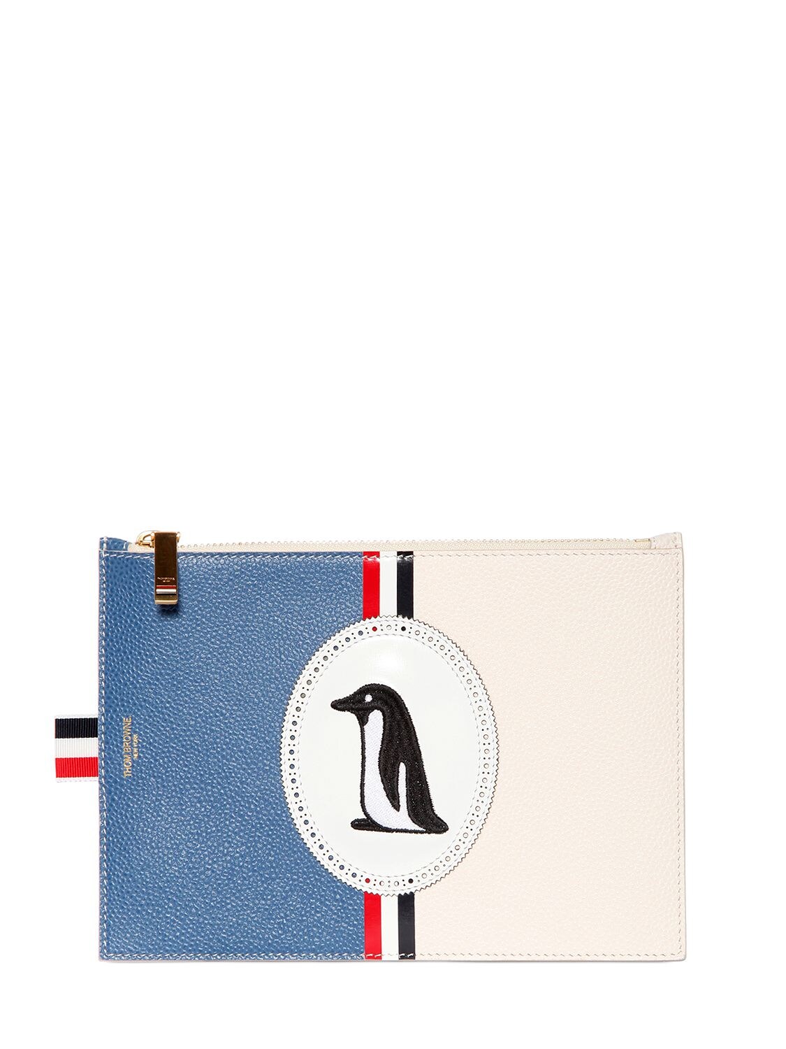 EXTRA SMALL PENGUIN PEBBLE LEATHER POUCH