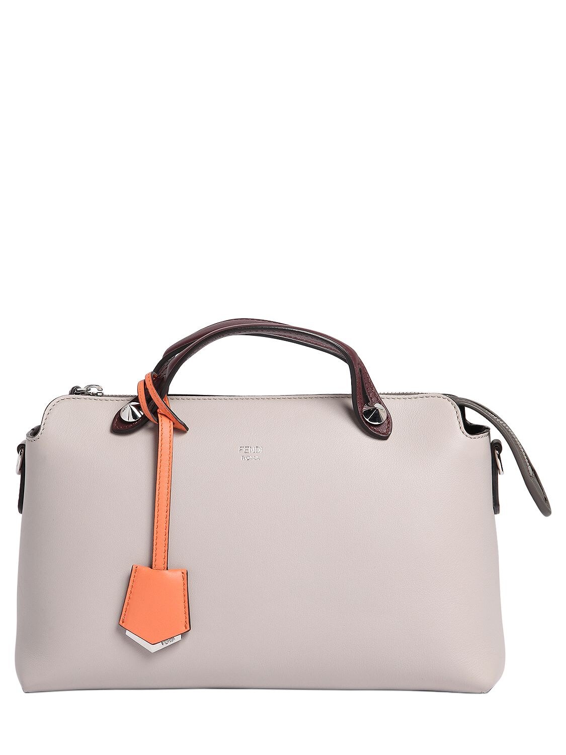 SMALL BY THE WAY COLOR BLOCK LEATHER BAG