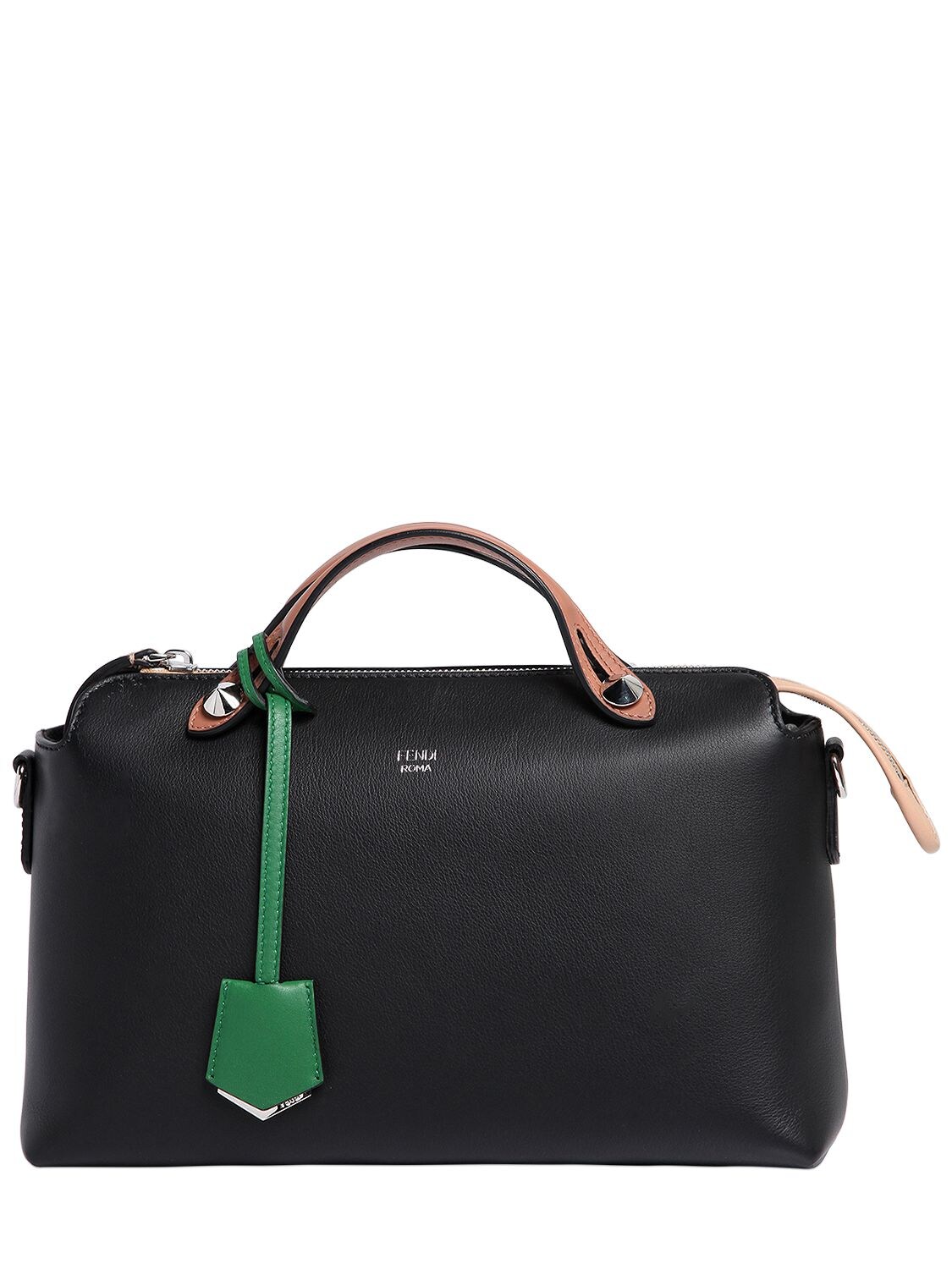 SMALL BY THE WAY COLOR BLOCK LEATHER BAG