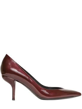 EDMUNDO CASTILLO   75MM PATENT STILETTO POINTY PUMPS